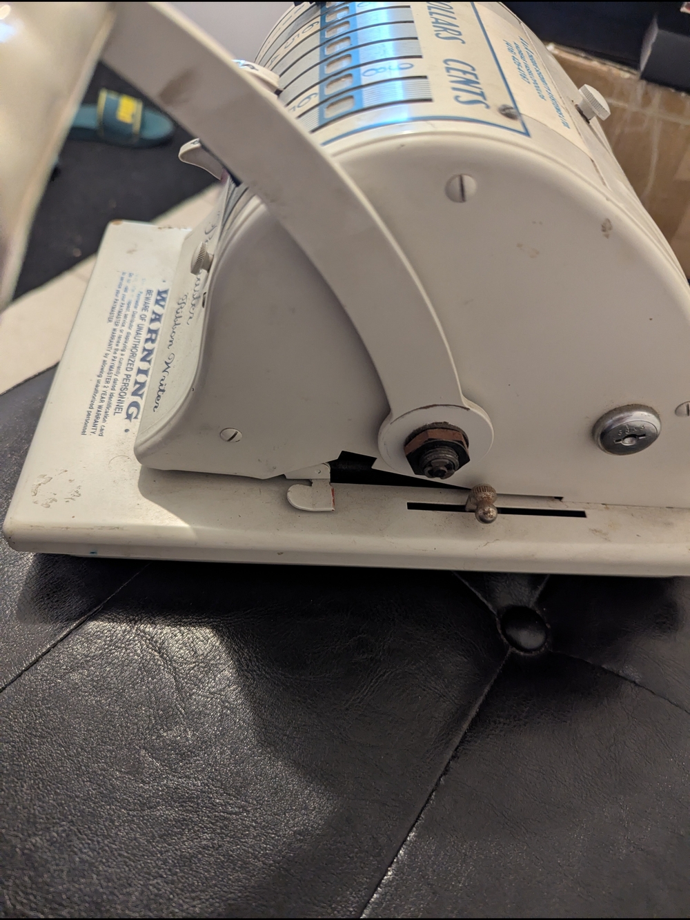 Vintage Paymaster Ribbon Writer Check Protector Machine - Picture 6 of 6